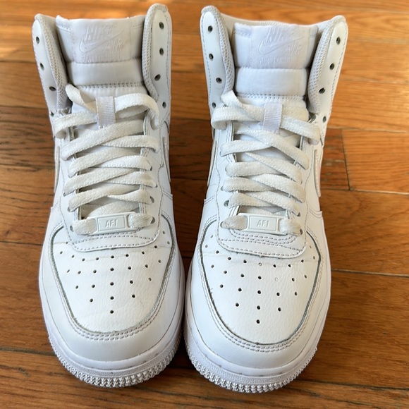 Nike Air Force white 3.5Y - Picture 9 of 10